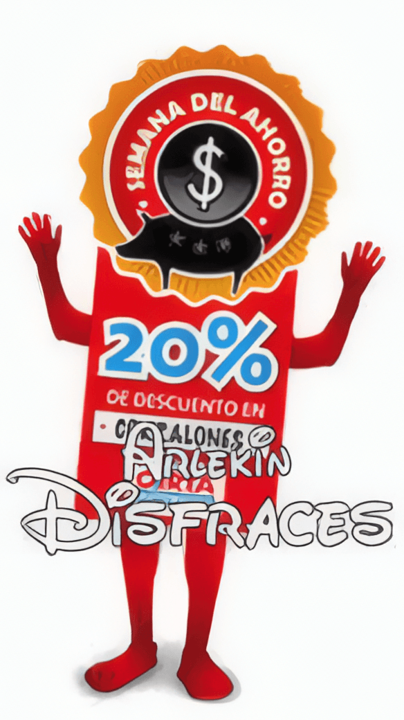 Personaje Publicitario Ahorro