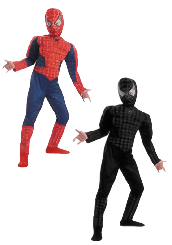 Disfraz de Spiderman Rojo y Negro