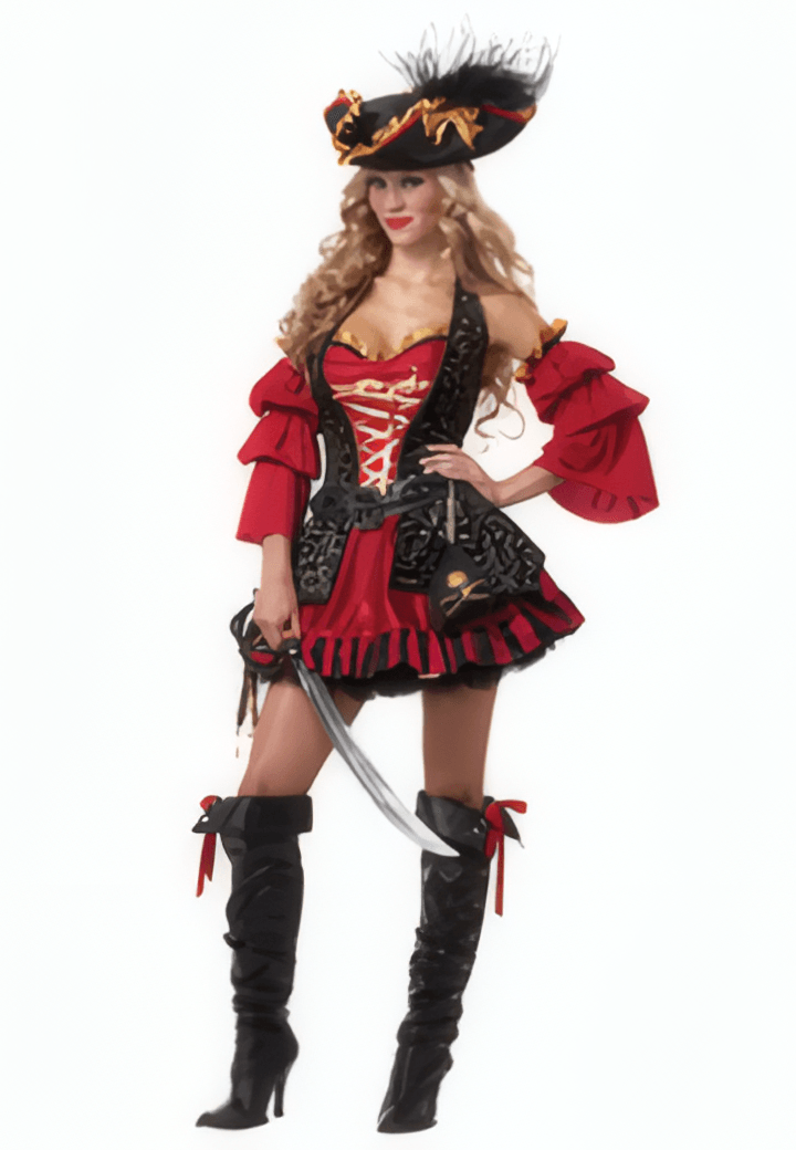 Disfraz de Pirata Bucanera Deluxe