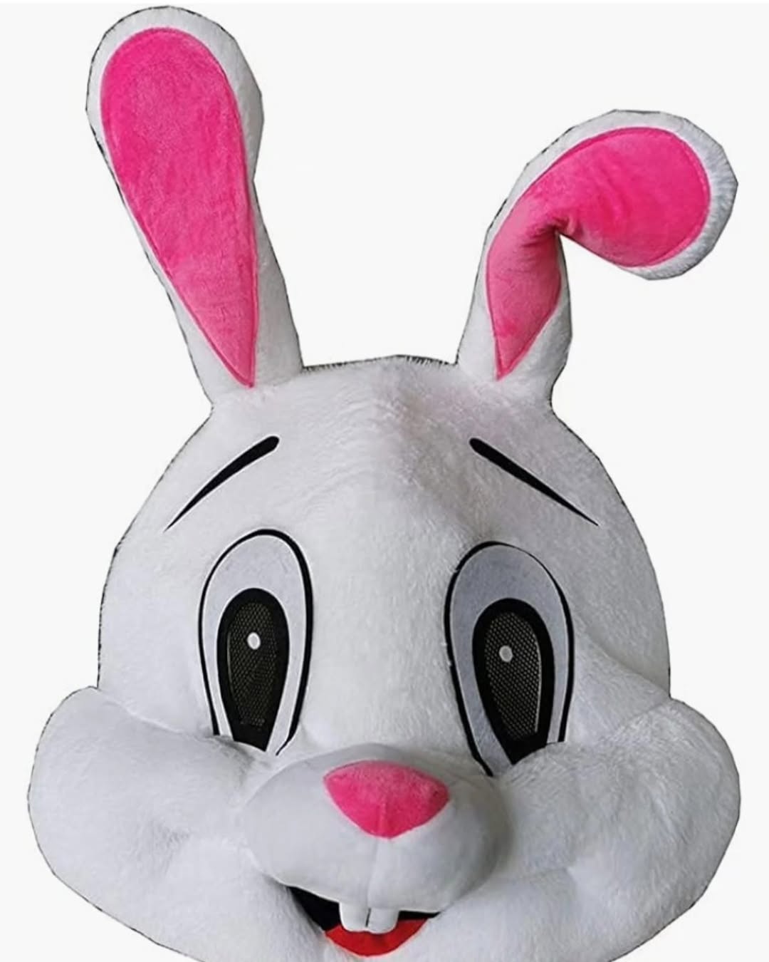 Cabeza de conejo de peluche